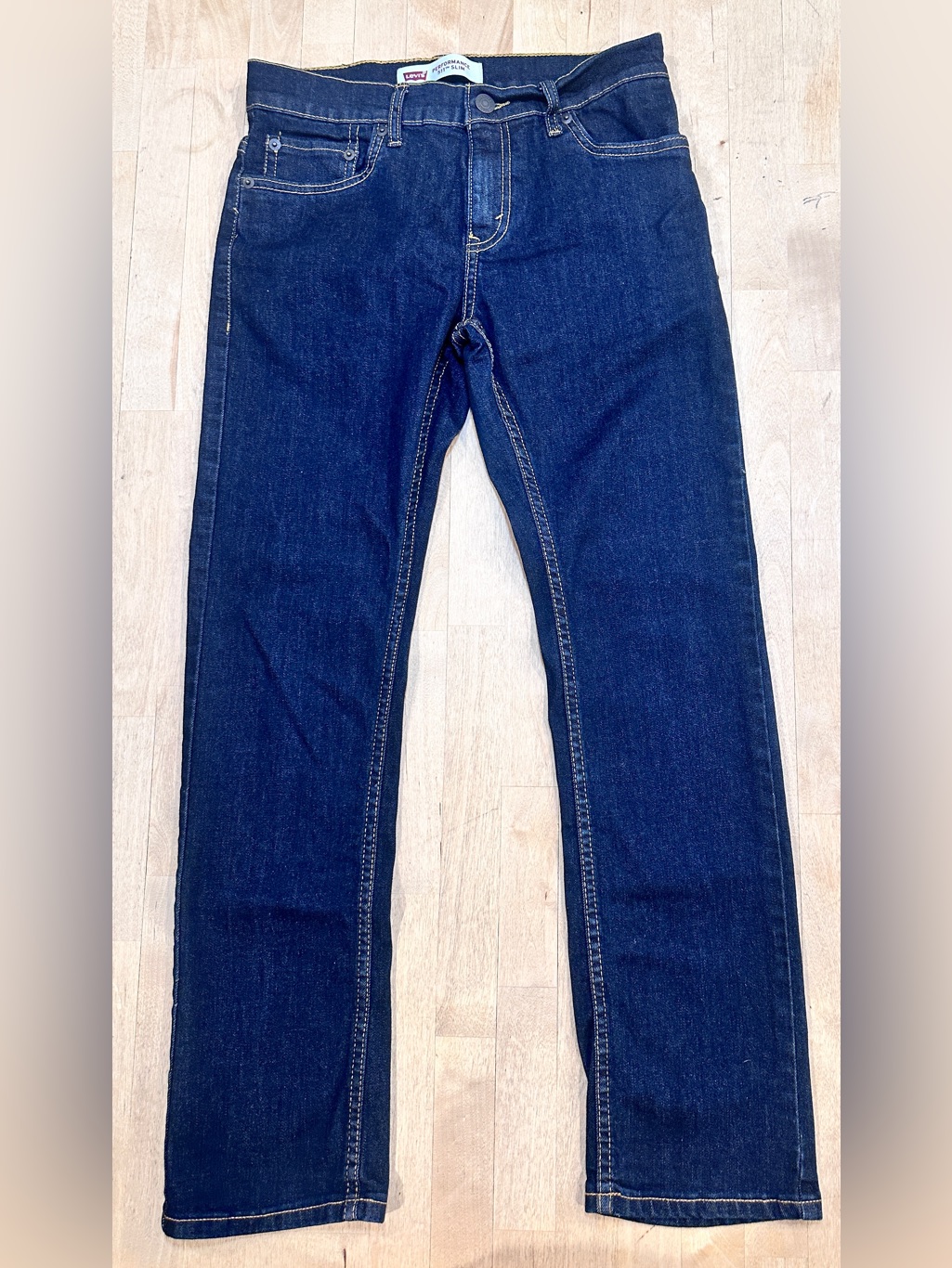 Levi's 511 Slim Straight Jeans In Deep Indigo Blue